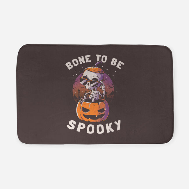 Bone To Be Spooky-none memory foam bath mat-koalastudio