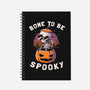 Bone To Be Spooky-none dot grid notebook-koalastudio