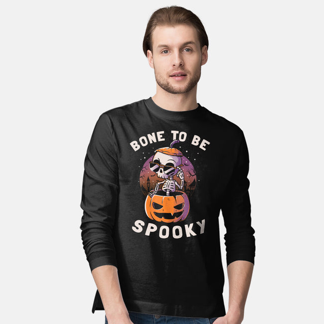 Bone To Be Spooky-mens long sleeved tee-koalastudio