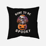 Bone To Be Spooky-none removable cover throw pillow-koalastudio