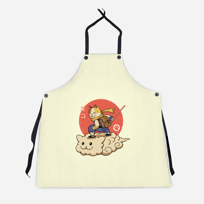 Kitten Cloud-unisex kitchen apron-vp021