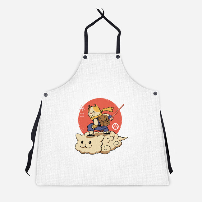 Kitten Cloud-unisex kitchen apron-vp021