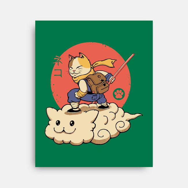 Kitten Cloud-none stretched canvas-vp021