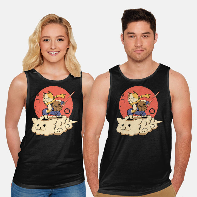 Kitten Cloud-unisex basic tank-vp021