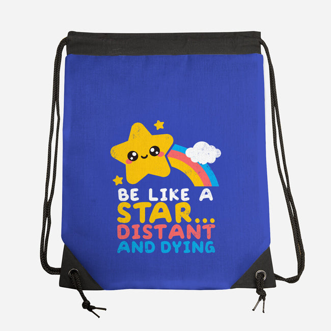Like A Star-none drawstring bag-NemiMakeit