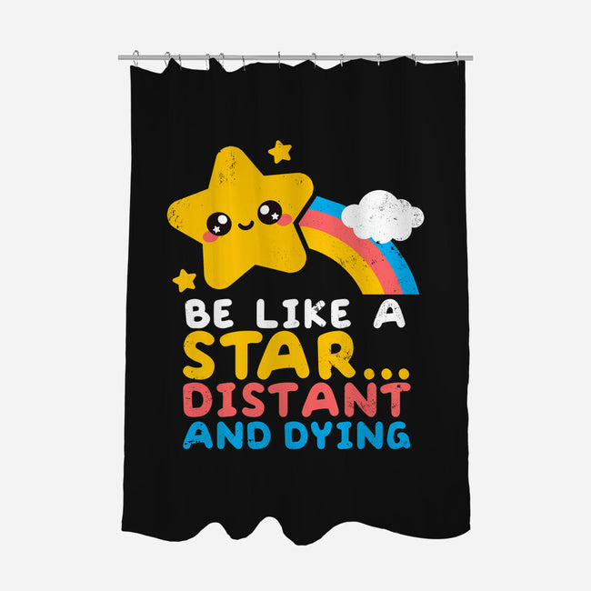 Like A Star-none polyester shower curtain-NemiMakeit