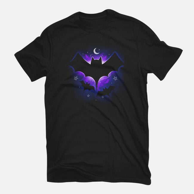 Bat Space-womens fitted tee-Vallina84