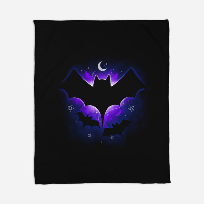 Bat Space-none fleece blanket-Vallina84