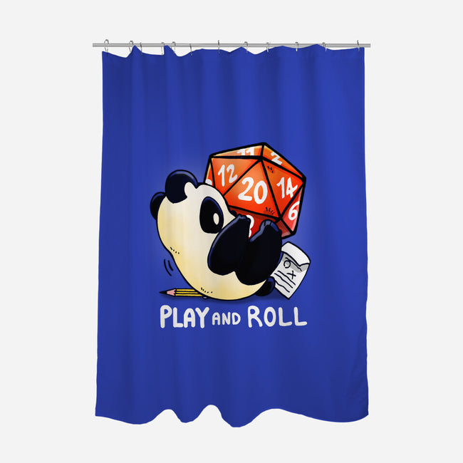 Play And Roll-none polyester shower curtain-Vallina84