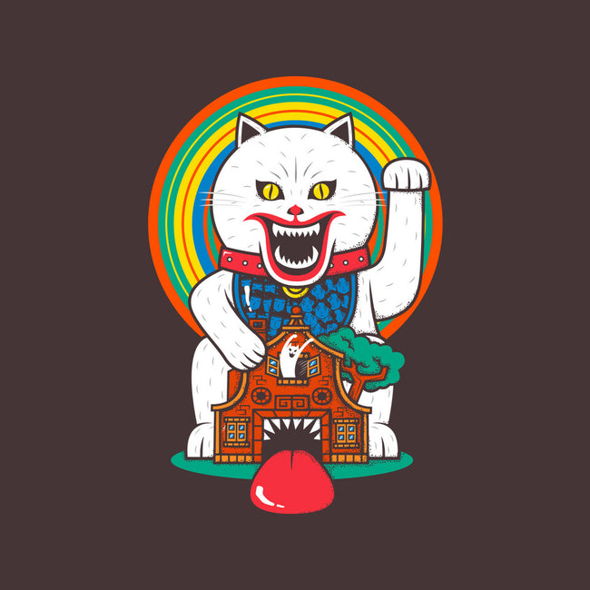 Haunted Cat House-womens basic tee-krisren28