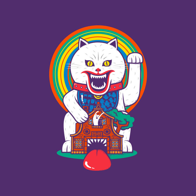 Haunted Cat House-womens basic tee-krisren28