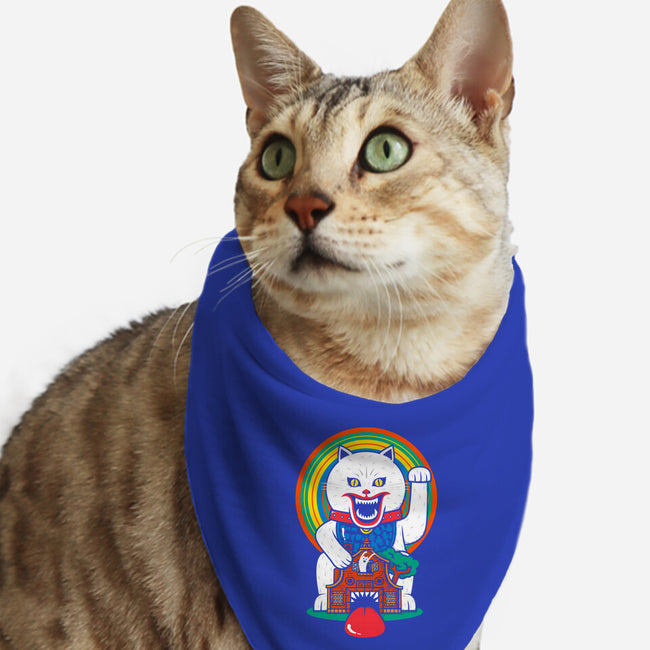 Haunted Cat House-cat bandana pet collar-krisren28
