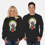 Haunted Cat House-unisex crew neck sweatshirt-krisren28