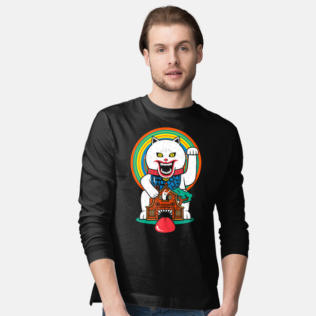 Haunted Cat House-mens long sleeved tee-krisren28