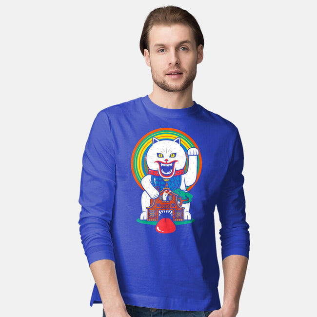 Haunted Cat House-mens long sleeved tee-krisren28