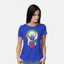 Haunted Cat House-womens basic tee-krisren28