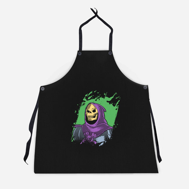 Purple Skeletor-unisex kitchen apron-xMorfina