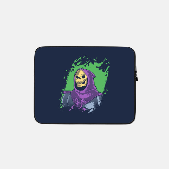 Purple Skeletor-none zippered laptop sleeve-xMorfina