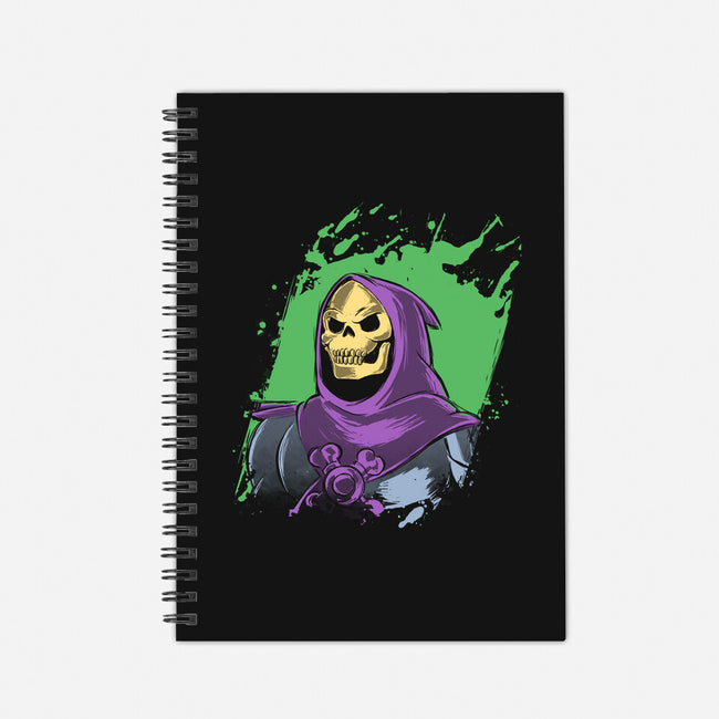 Purple Skeletor-none dot grid notebook-xMorfina
