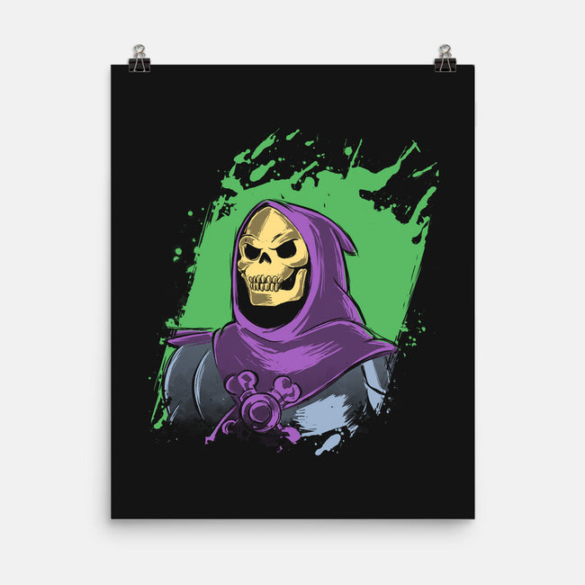Purple Skeletor-none matte poster-xMorfina