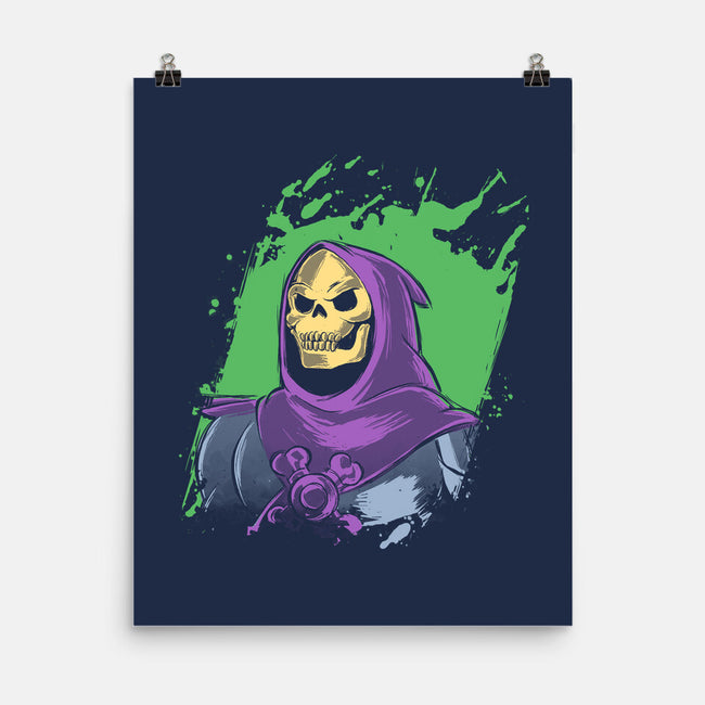 Purple Skeletor-none matte poster-xMorfina