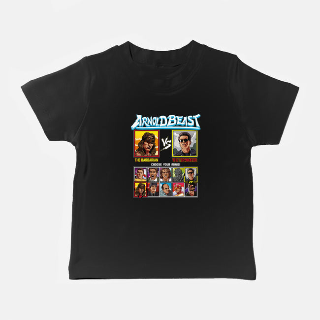 Arnold Beast-baby basic tee-Retro Review