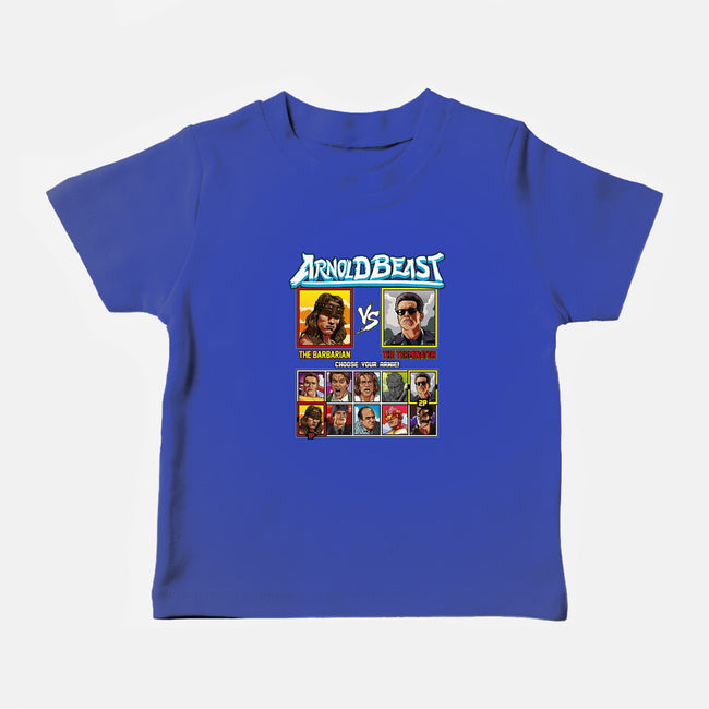 Arnold Beast-baby basic tee-Retro Review