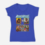 Arnold Beast-womens v-neck tee-Retro Review