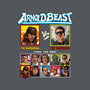 Arnold Beast-womens basic tee-Retro Review