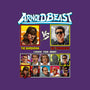 Arnold Beast-none polyester shower curtain-Retro Review