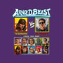 Arnold Beast-none glossy sticker-Retro Review