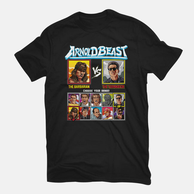 Arnold Beast-mens heavyweight tee-Retro Review