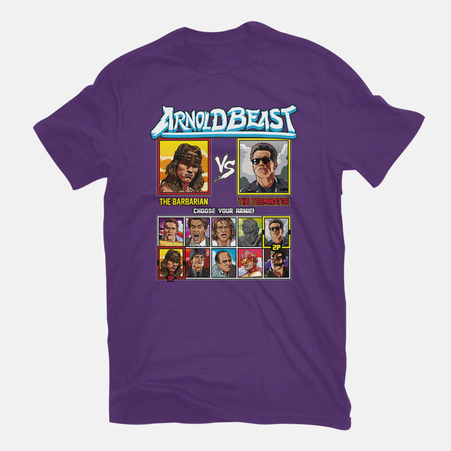 Arnold Beast-womens fitted tee-Retro Review