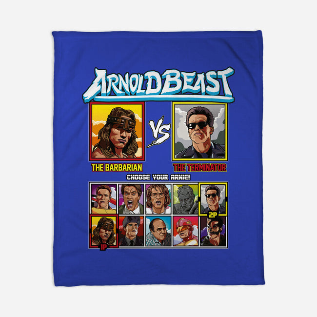 Arnold Beast-none fleece blanket-Retro Review