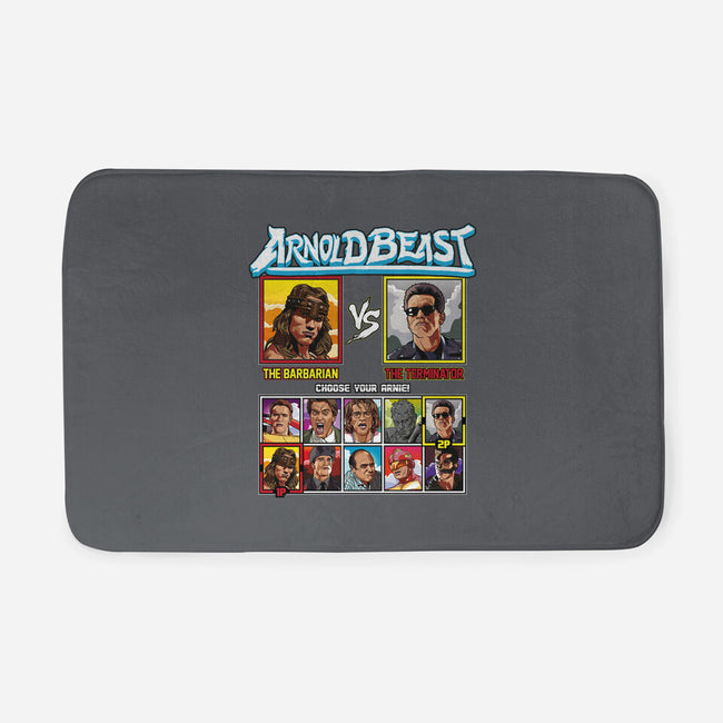 Arnold Beast-none memory foam bath mat-Retro Review
