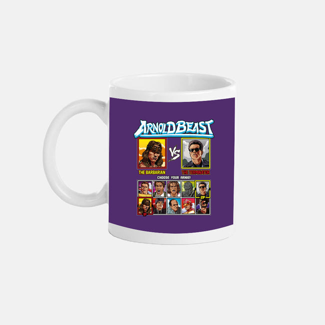 Arnold Beast-none glossy mug-Retro Review