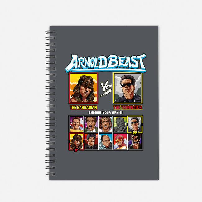 Arnold Beast-none dot grid notebook-Retro Review
