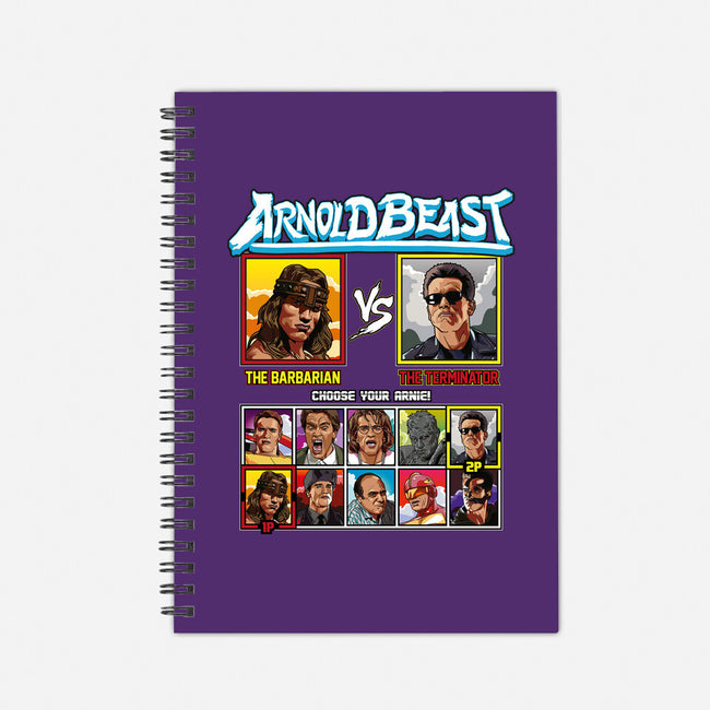 Arnold Beast-none dot grid notebook-Retro Review