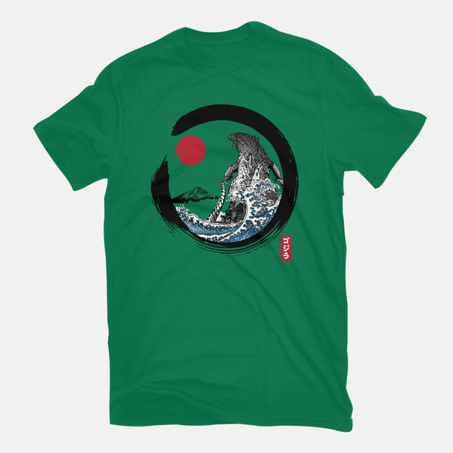 Enso Kaiju-womens fitted tee-DrMonekers