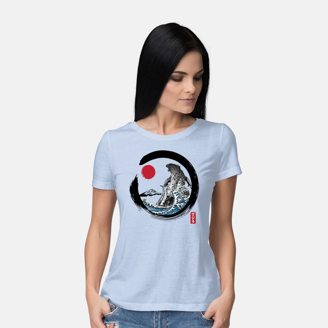 Enso Kaiju-womens basic tee-DrMonekers