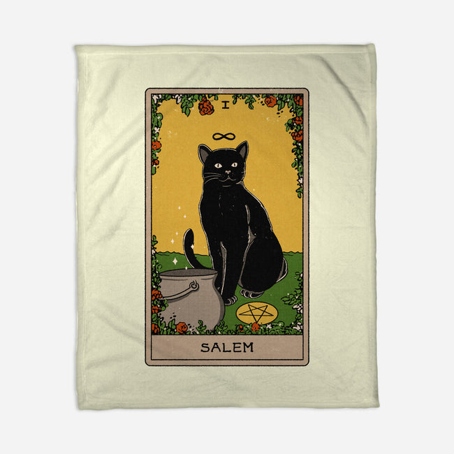 Salem The Cat-none fleece blanket-Thiago Correa