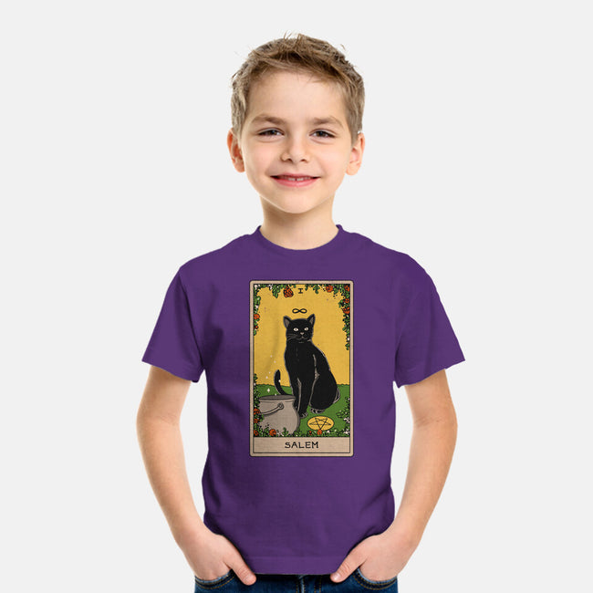 Salem The Cat-youth basic tee-Thiago Correa