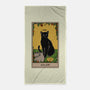 Salem The Cat-none beach towel-Thiago Correa