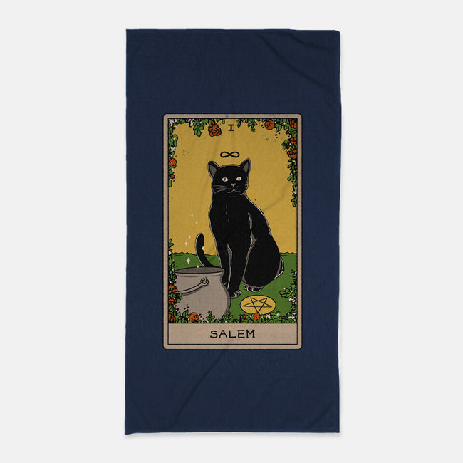 Salem The Cat-none beach towel-Thiago Correa