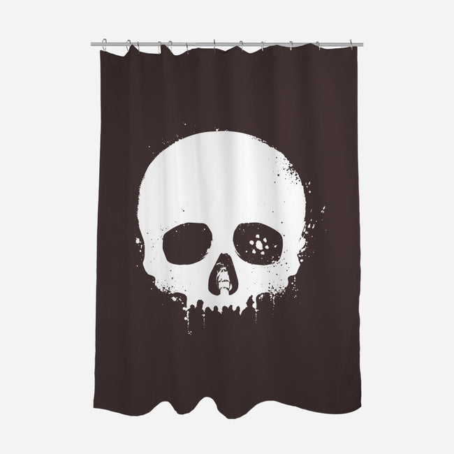 Under The Goon Docks-none polyester shower curtain-DrMonekers