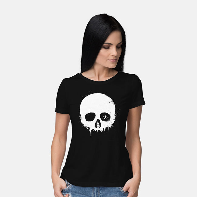 Under The Goon Docks-womens basic tee-DrMonekers