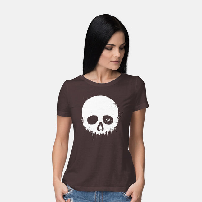 Under The Goon Docks-womens basic tee-DrMonekers