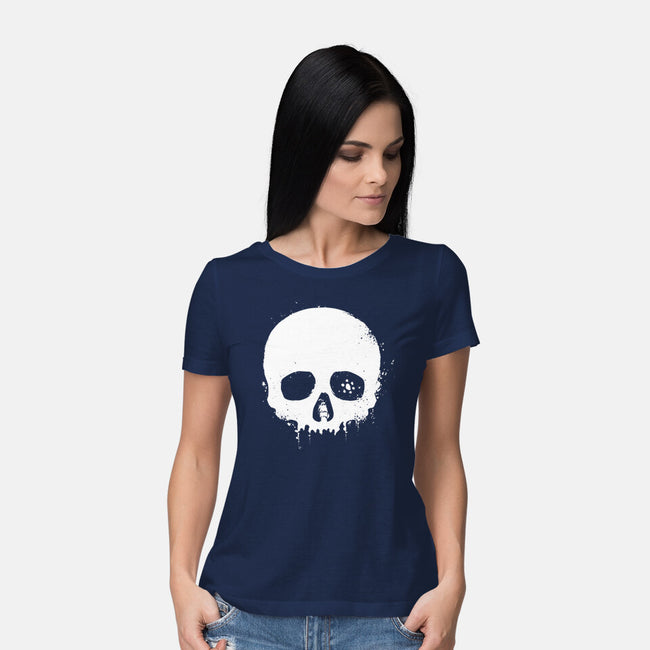 Under The Goon Docks-womens basic tee-DrMonekers