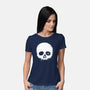 Under The Goon Docks-womens basic tee-DrMonekers