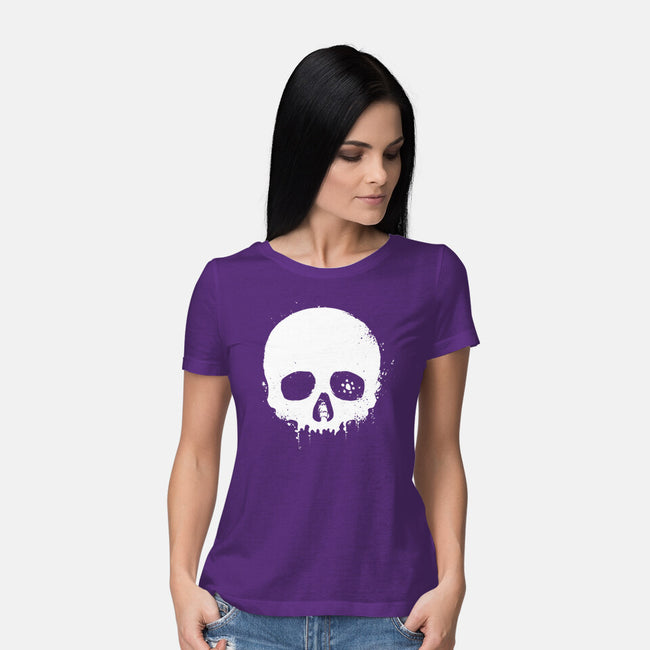 Under The Goon Docks-womens basic tee-DrMonekers